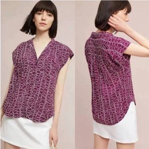 Maeve short sleeved blouse